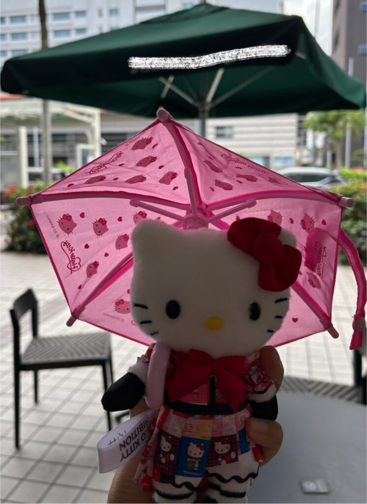 キティちゃんのミニパラソル